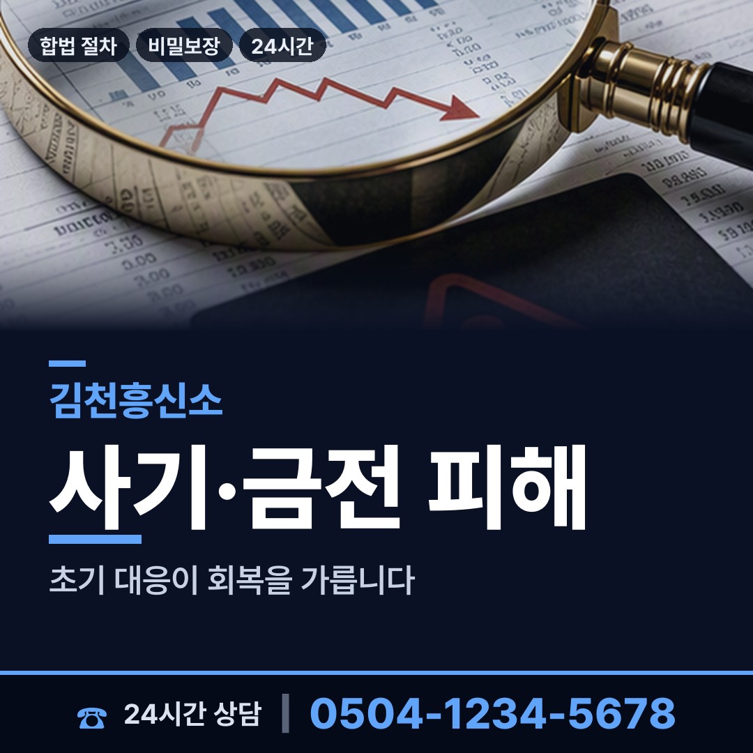 김천 지좌동 민간조사사 상담 안내
